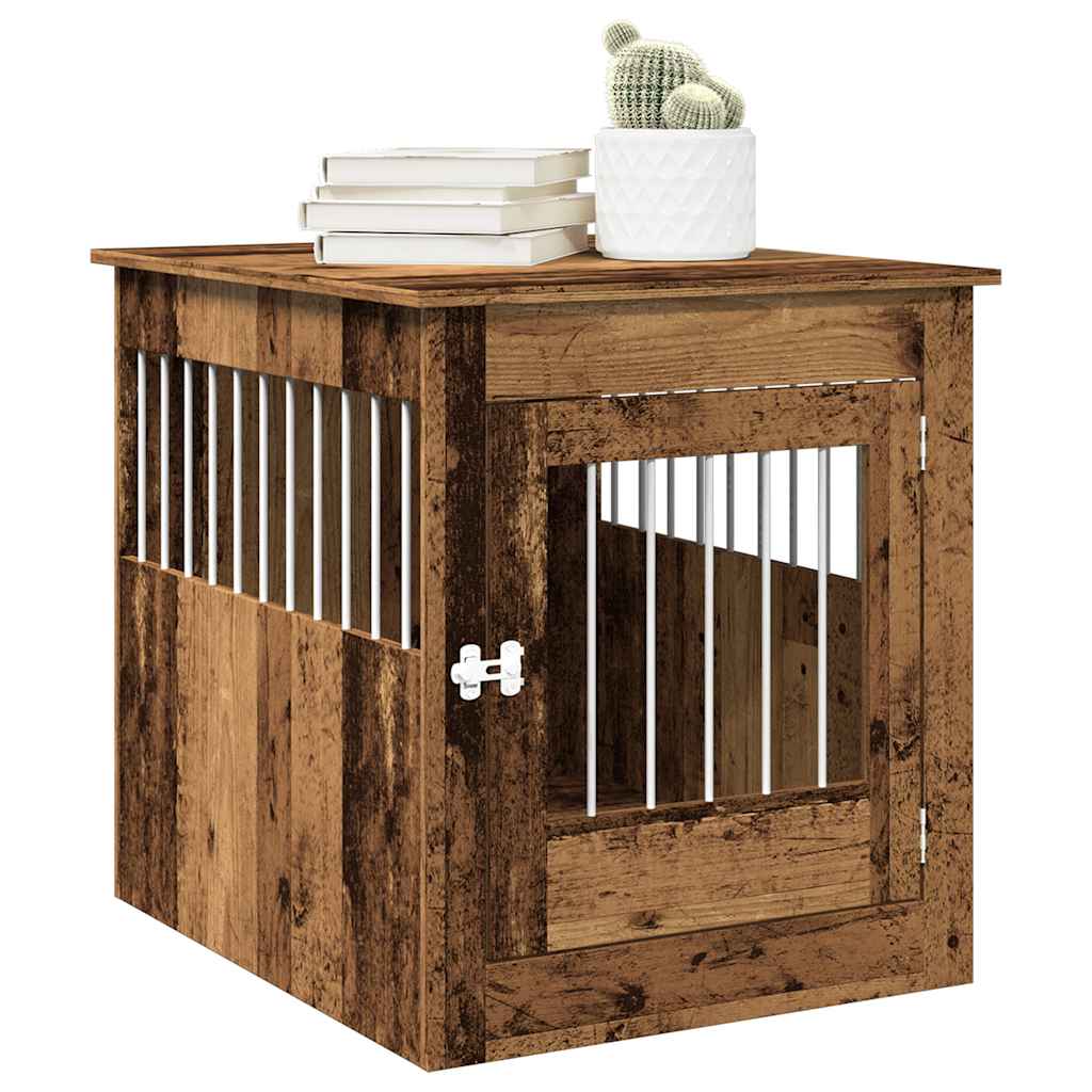 Gabbia Cani da Arredamento Legno Antico Legno Multistrato | homemem39