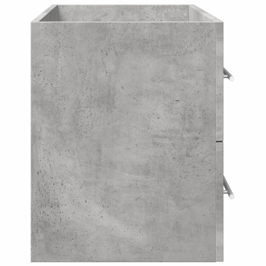 Mobile Lavabo Grigio Cemento 80x38,5x48 cm in Truciolato | homemem39