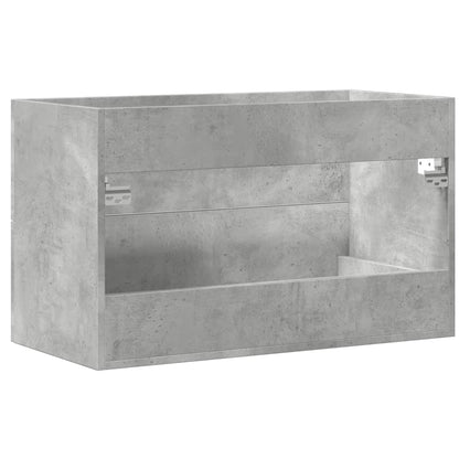 Mobile Lavabo Grigio Cemento 80x38,5x48 cm in Truciolato | homemem39