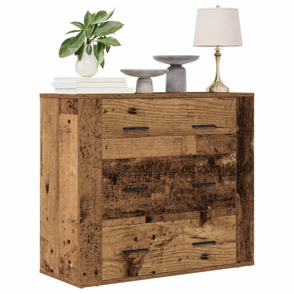 Credenza Legno Vecchio 80x33x70 cm in Truciolato - homemem39