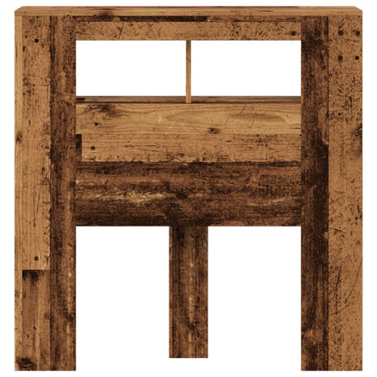 Testiera LED Legno Antico 100x18,5x103,5 cm Legno Multistrato - homemem39