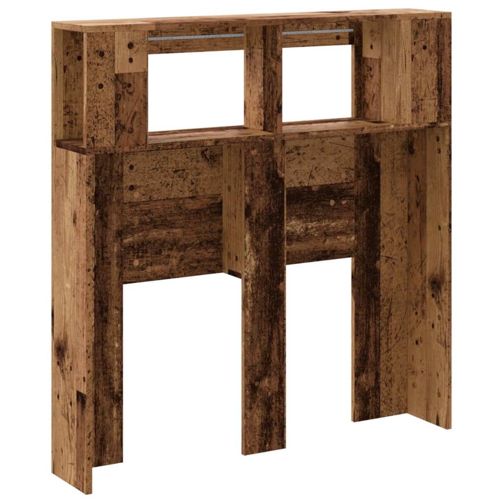 Testiera LED Legno Antico 100x18,5x103,5 cm Legno Multistrato - homemem39