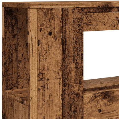 Testiera LED Legno Antico 100x18,5x103,5 cm Legno Multistrato - homemem39