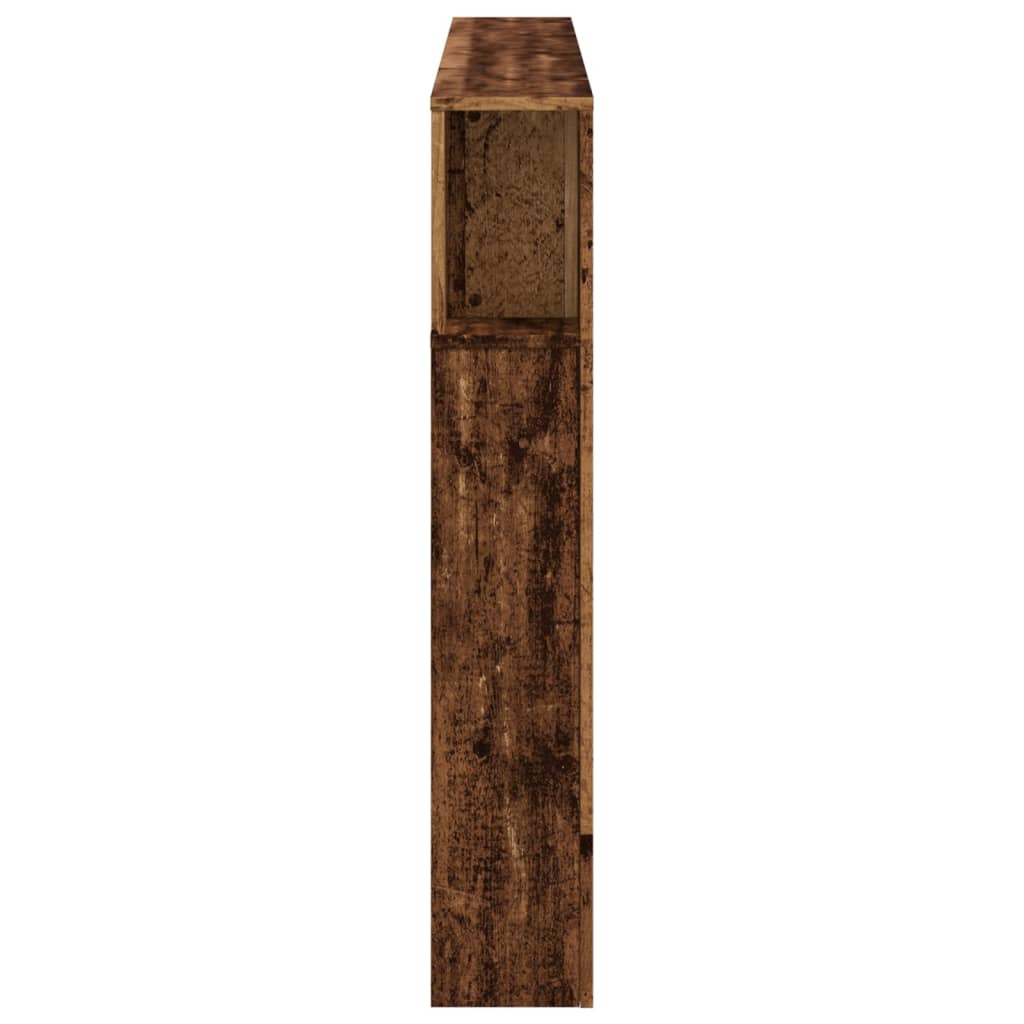 Testiera LED Legno Antico 160x18,5x103,5 cm Legno Multistrato - homemem39