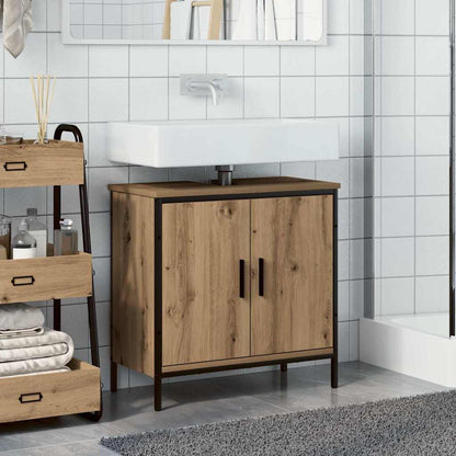 Mobile Sottolavabo Rovere 60x30x60 cm Legno Multistrato | homemem39
