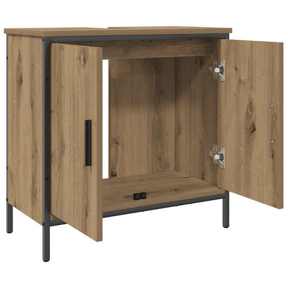 Mobile Sottolavabo Rovere 60x30x60 cm Legno Multistrato | homemem39
