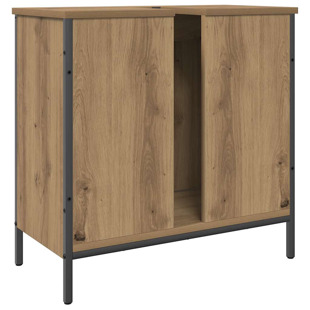 Mobile Sottolavabo Rovere 60x30x60 cm Legno Multistrato | homemem39