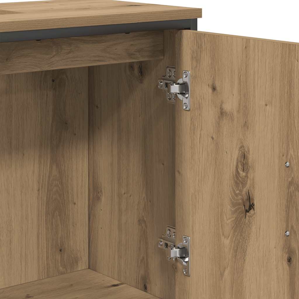 Mobile Sottolavabo Rovere 60x30x60 cm Legno Multistrato | homemem39