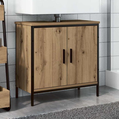 Mobile Sottolavabo Rovere 60x30x60 cm Legno Multistrato | homemem39