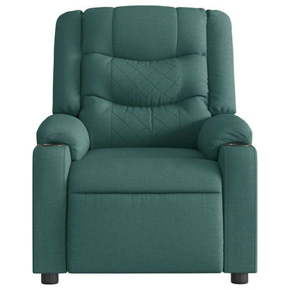 Poltrona Reclinabile in Tessuto Verde Scuro | homemem39