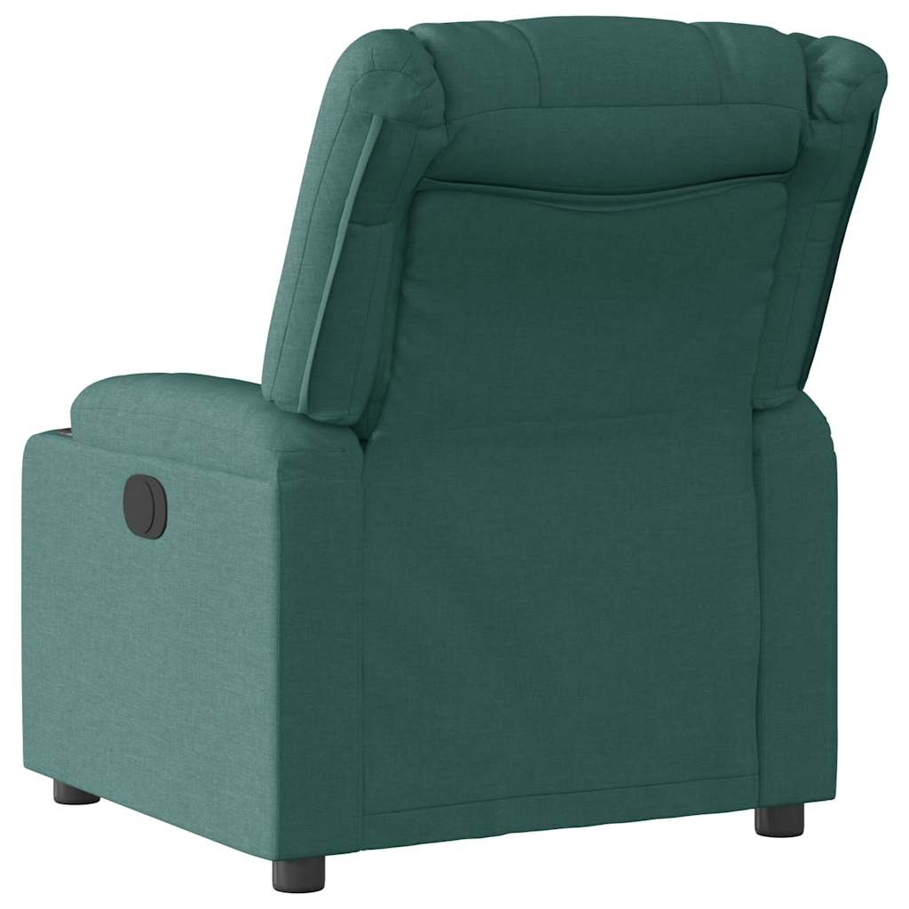 Poltrona Reclinabile in Tessuto Verde Scuro | homemem39