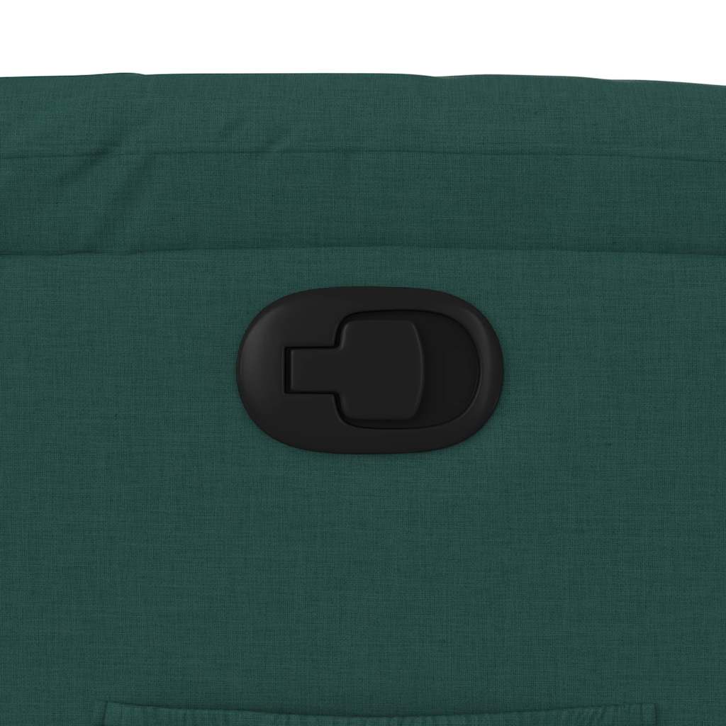 Poltrona Reclinabile in Tessuto Verde Scuro | homemem39