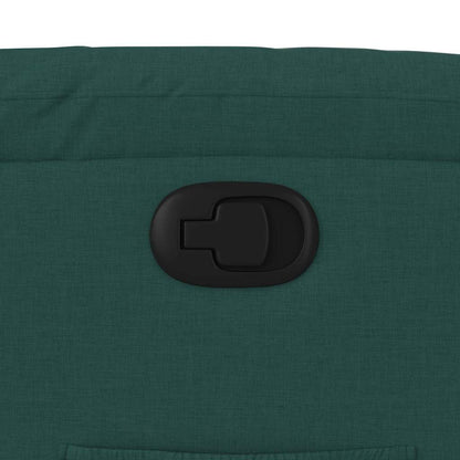 Poltrona Reclinabile in Tessuto Verde Scuro | homemem39