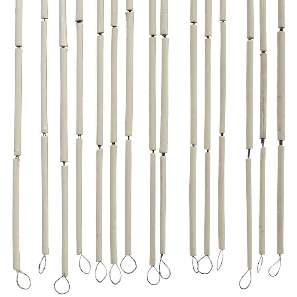 Tenda Antimosche per Porte Stampa Bambù 100x200 cm Bambù - homemem39