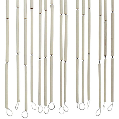 Tenda Antimosche per Porte Stampa Bambù 100x200 cm Bambù - homemem39