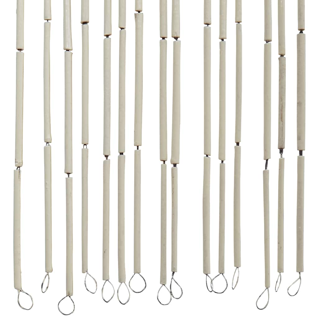 Tenda Antimosche per Porte Stampa Bambù 100x220 cm Bambù - homemem39