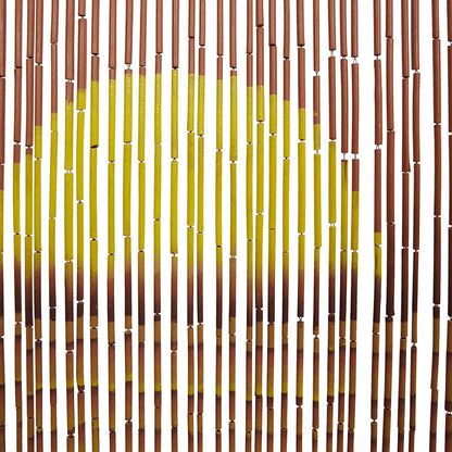 Tenda Antimosche per Porte Stampa Palma 100x220 cm Bambù - homemem39