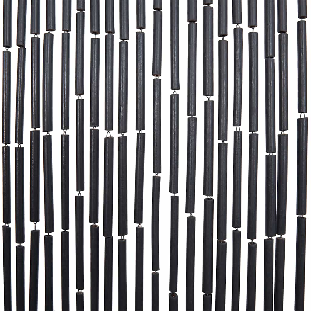 Tenda Antimosche per Porte Grigio Scuro 56x185 cm Bambù - homemem39