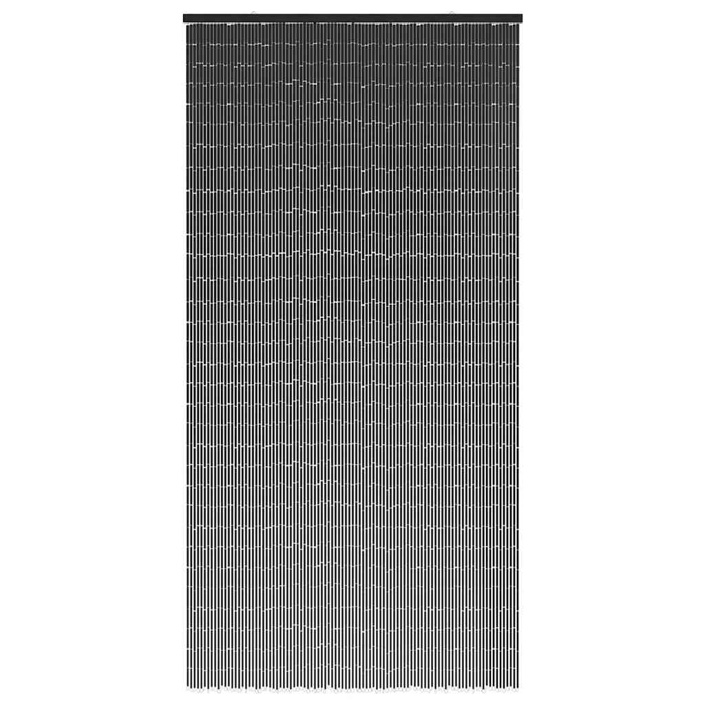 Tenda Antimosche per Porte Grigio Scuro 100x200 cm Bambù - homemem39