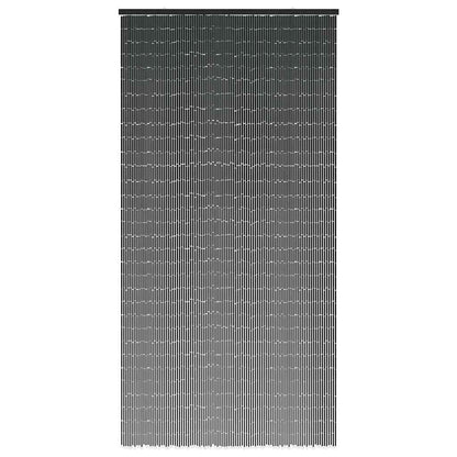 Tenda Antimosche per Porte Grigio Scuro 100x220 cm Bambù - homemem39