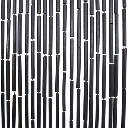 Tenda Antimosche per Porte Grigio Scuro 120x220 cm Bambù - homemem39