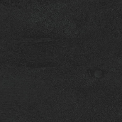 Comodini 2 pz Neri 40x33x46 cm in Legno Massello di Mango - homemem39