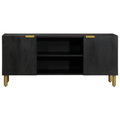 Mobile Porta TV Nero 105x33x46 cm in Legno Multistrato - homemem39