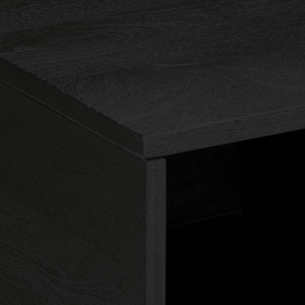 Tavolino da Salotto Nero 80x50x40 cm in Legno Multistrato | homemem39