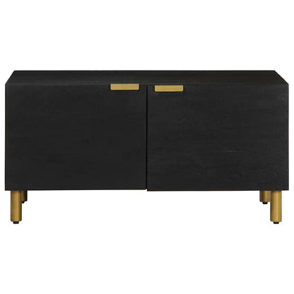 Tavolino da Salotto Nero 80x50x40 cm in Legno Multistrato | homemem39