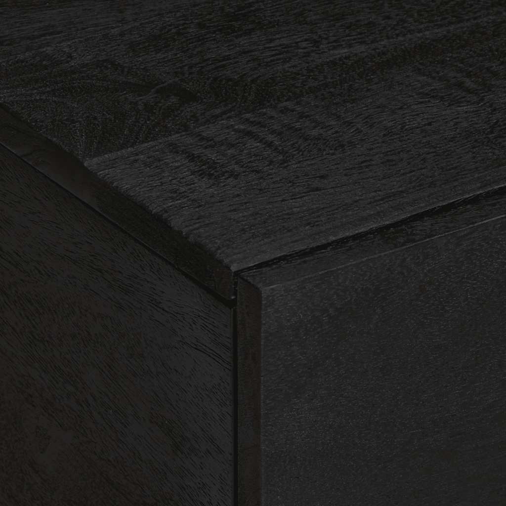 Tavolino da Salotto Nero 80x50x40 cm in Legno Multistrato | homemem39