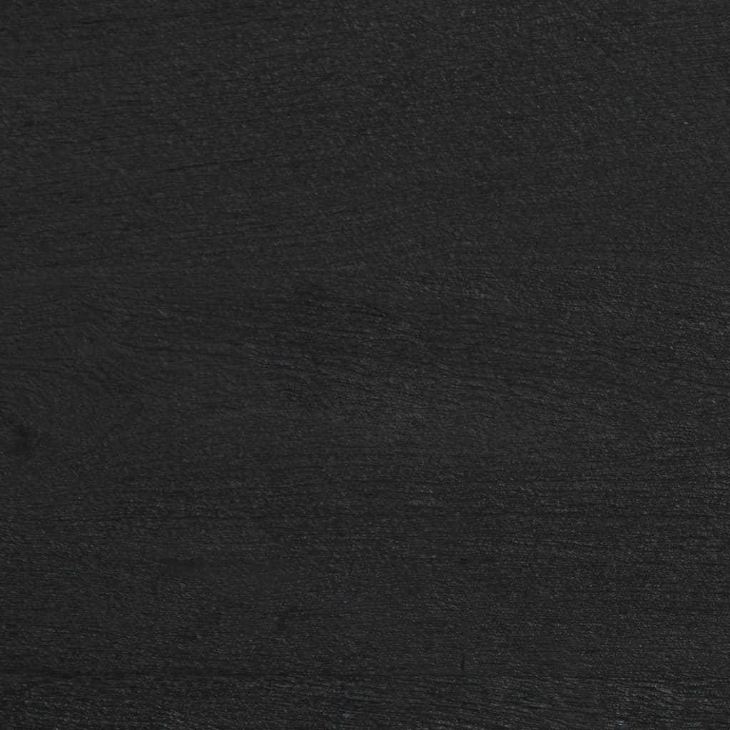 Comodino Nero 50x33x60 cm in Legno Multistrato - homemem39