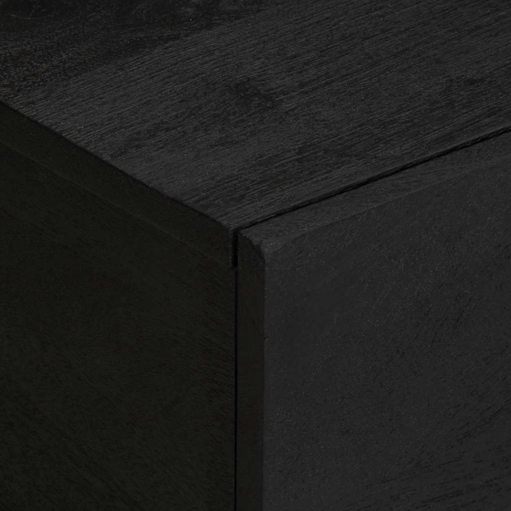 Tavolino da Salotto Nero 100x54x40 cm in Legno Multistrato