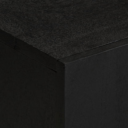 Mobile Porta TV Nero 105x33x46 cm in Legno Multistrato - homemem39