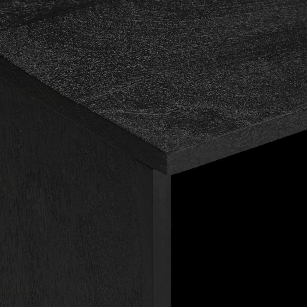 Mobile Porta TV Nero 100x33x46 cm in Legno Multistrato - homemem39