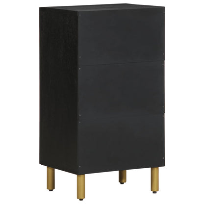 Credenza Nera 40x33x75 cm in Legno Multistrato - homemem39