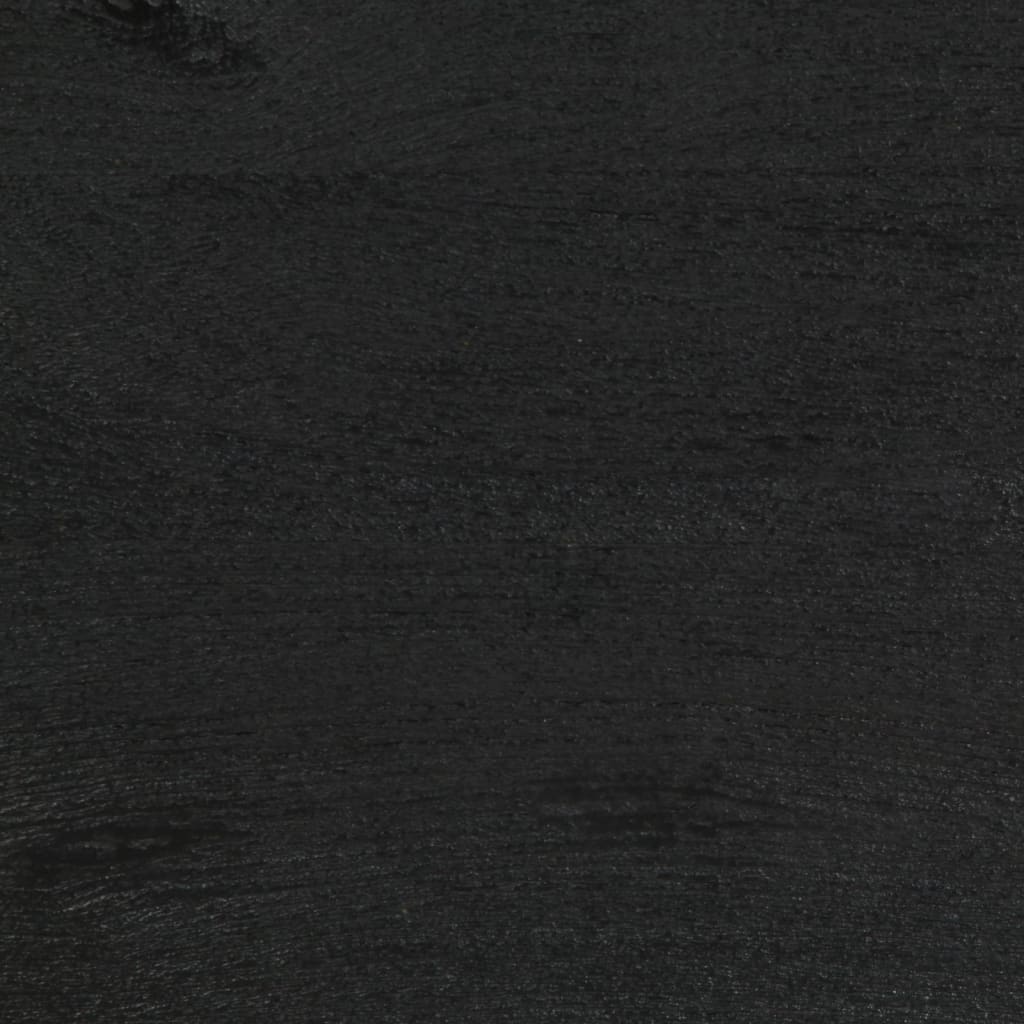 Credenza Nera 90x33x75 cm in Legno Multistrato - homemem39