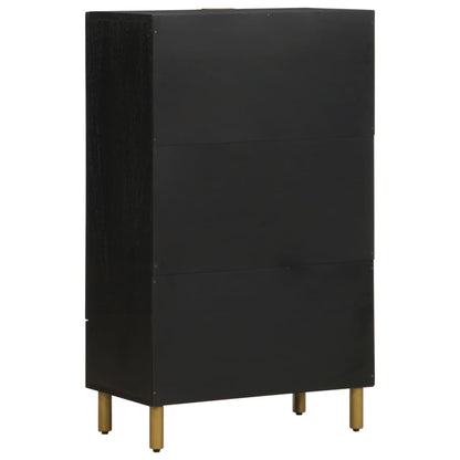 Credenza Nera 60x33x100 cm in Legno Multistrato - homemem39
