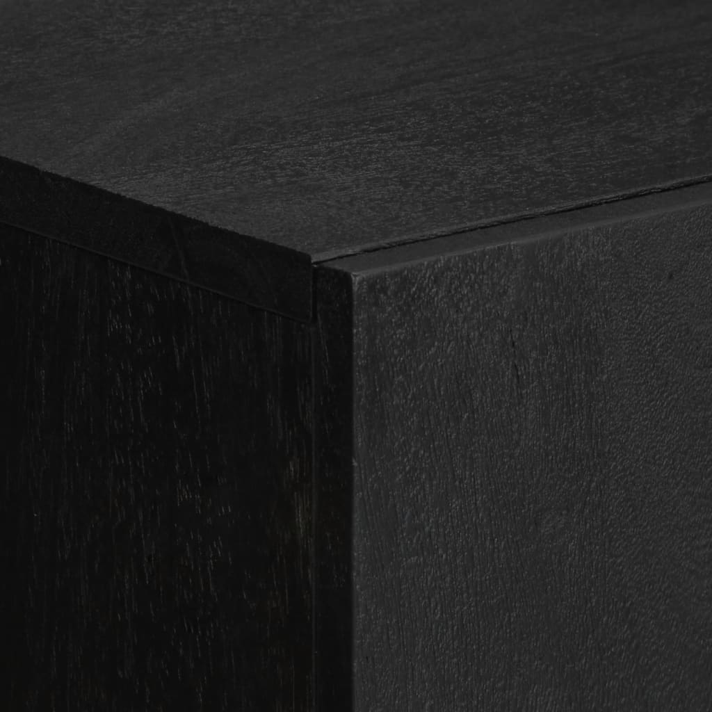 Credenza Nera 60x33x100 cm in Legno Multistrato - homemem39
