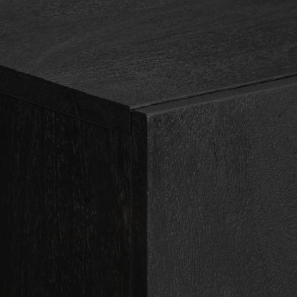Credenza Nera 60x33x100 cm in Legno Multistrato - homemem39
