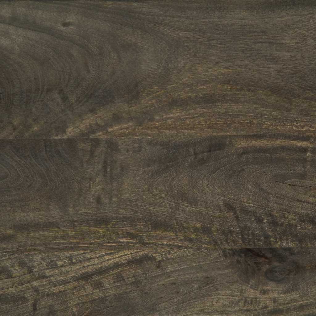 Tavolino da Salotto Nero 80x54x40 cm in Legno Massello di Mango | homemem39