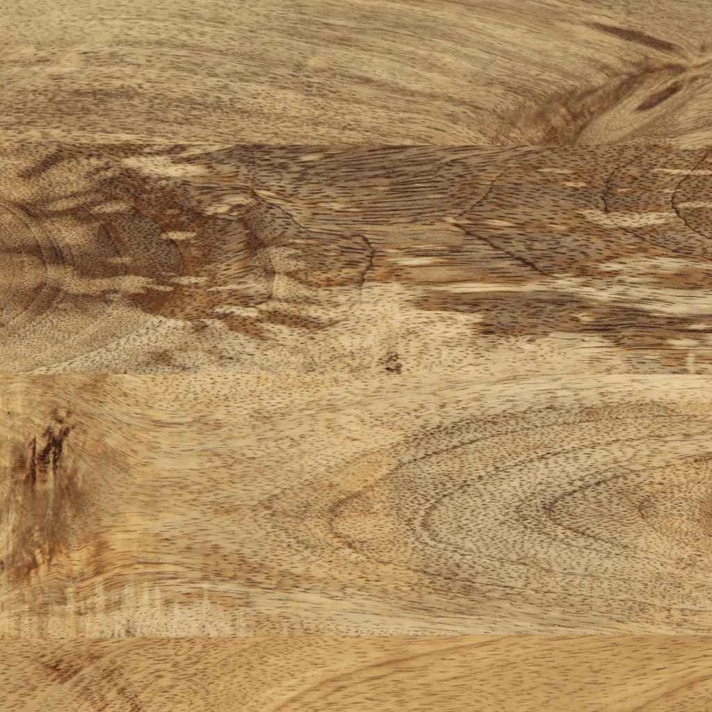 Comodino Marrone 40x33x46 cm in Legno Massello di Mango - homemem39