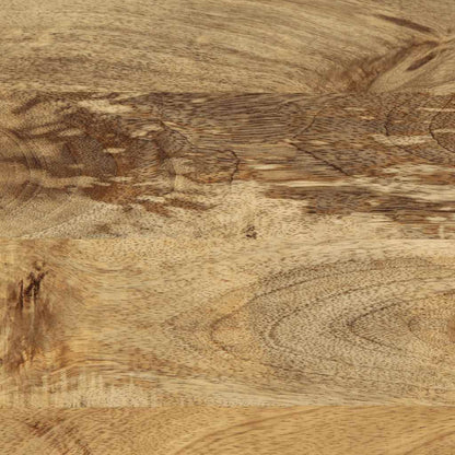 Comodino Marrone 40x33x46 cm in Legno Massello di Mango - homemem39