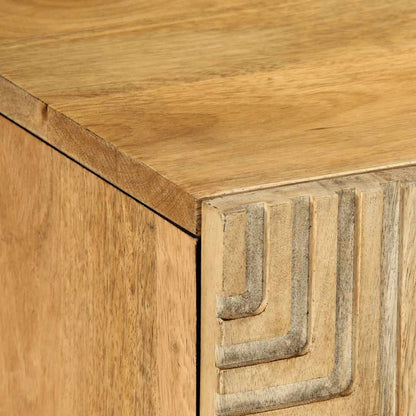 Mobile Porta TV Marrone 105x33x46cm in Legno Massello di Mango - homemem39