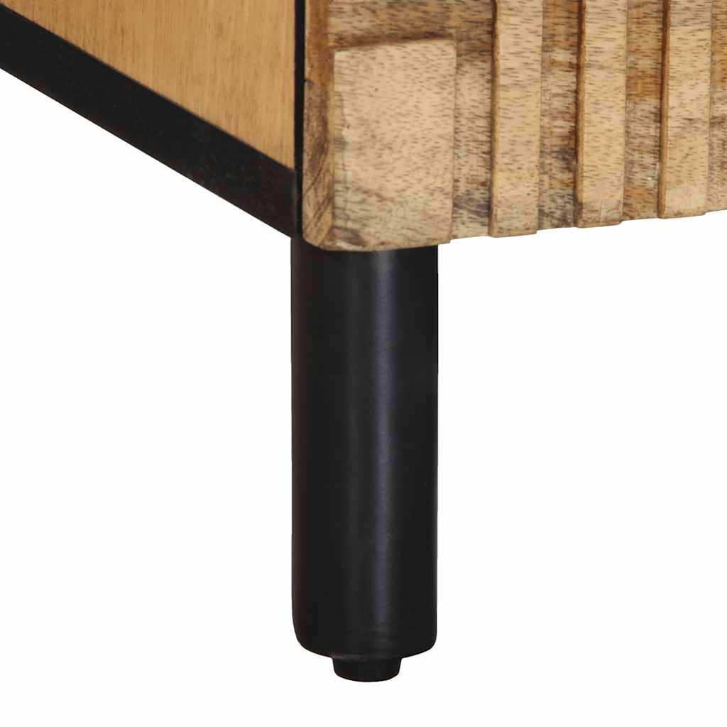 Mobile Porta TV Marrone 70x33x46 cm in Legno Massello di Mango - homemem39