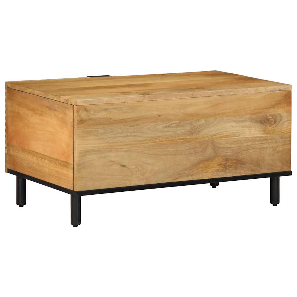 Tavolino da Salotto Marrone 80x50x40 cm Legno Massello di Mango | homemem39