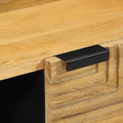 Tavolino da Salotto Marrone 80x50x40 cm Legno Massello di Mango | homemem39