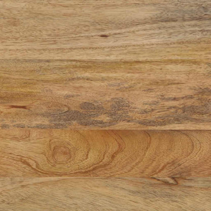 Comodino Marrone 40x33x46 cm in Legno Massello di Mango - homemem39