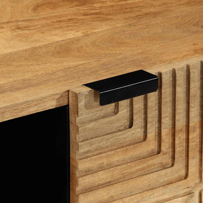 Tavolino da Salotto Marrone 100x54x40cm Legno Massello di Mango | homemem39