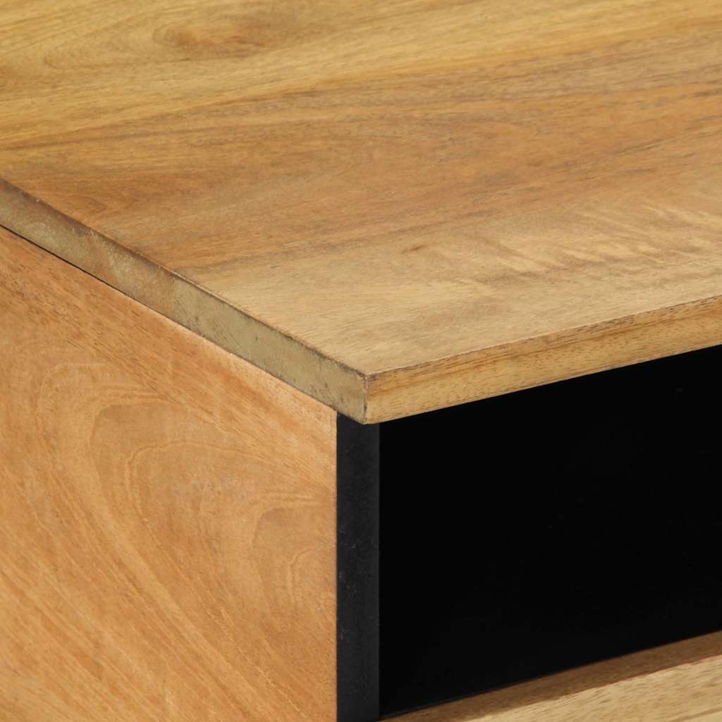 Tavolino da Salotto Marrone 80x54x40 cm Legno Massello di Mango | homemem39