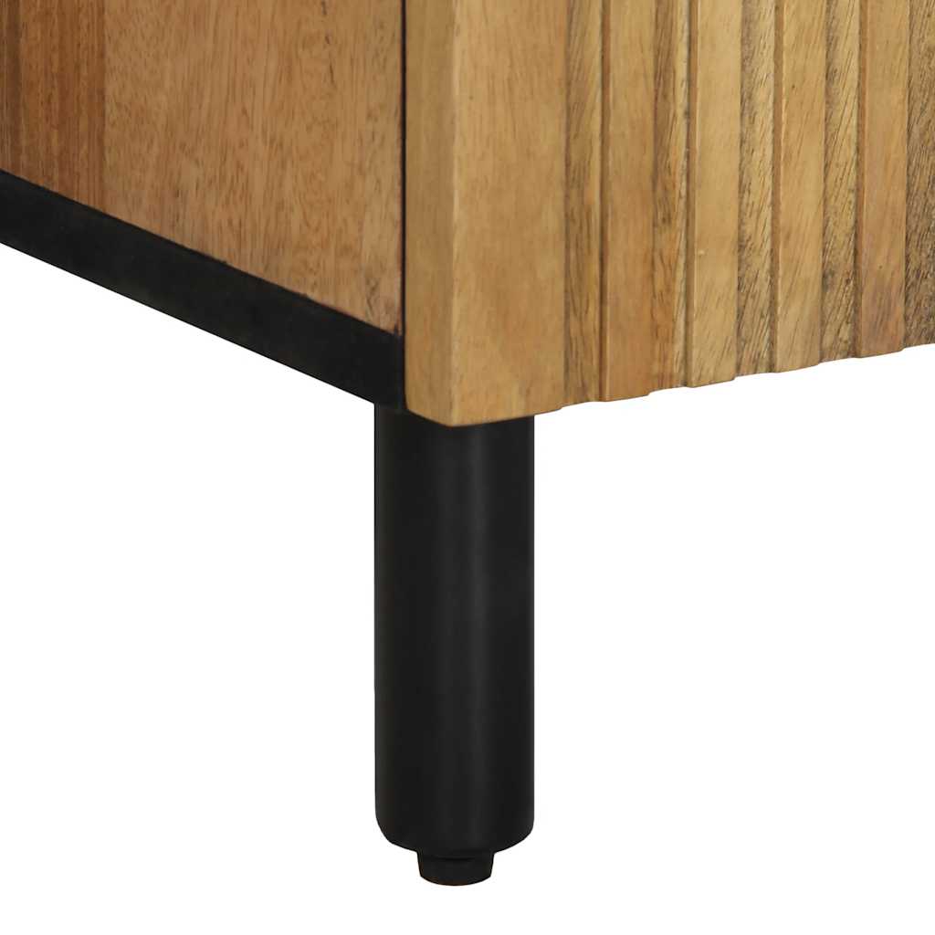 Mobile da Bagno Marrone 38x33x160 cm in Legno Massello di Mango | homemem39